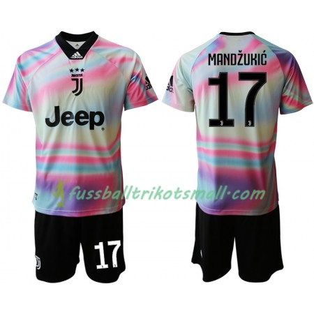Fußballtrikots Juventus MANDZUKIC 17 Kinder EA Sport 2018-2019 Kurzarm
